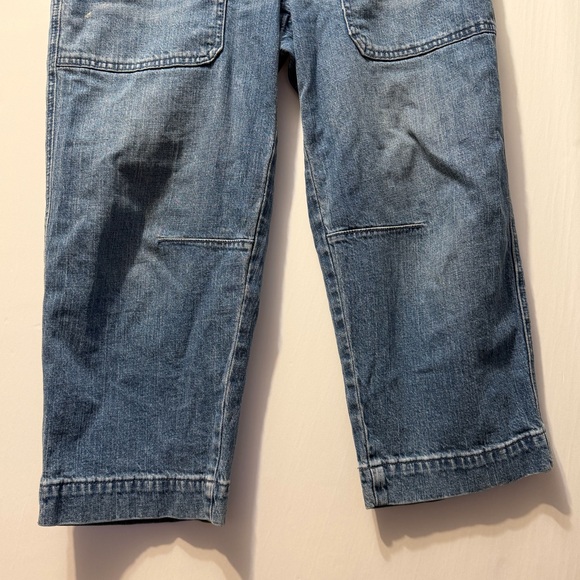 Talbots women’s linen crop straight leg jean size 6p - Picture 4 of 14